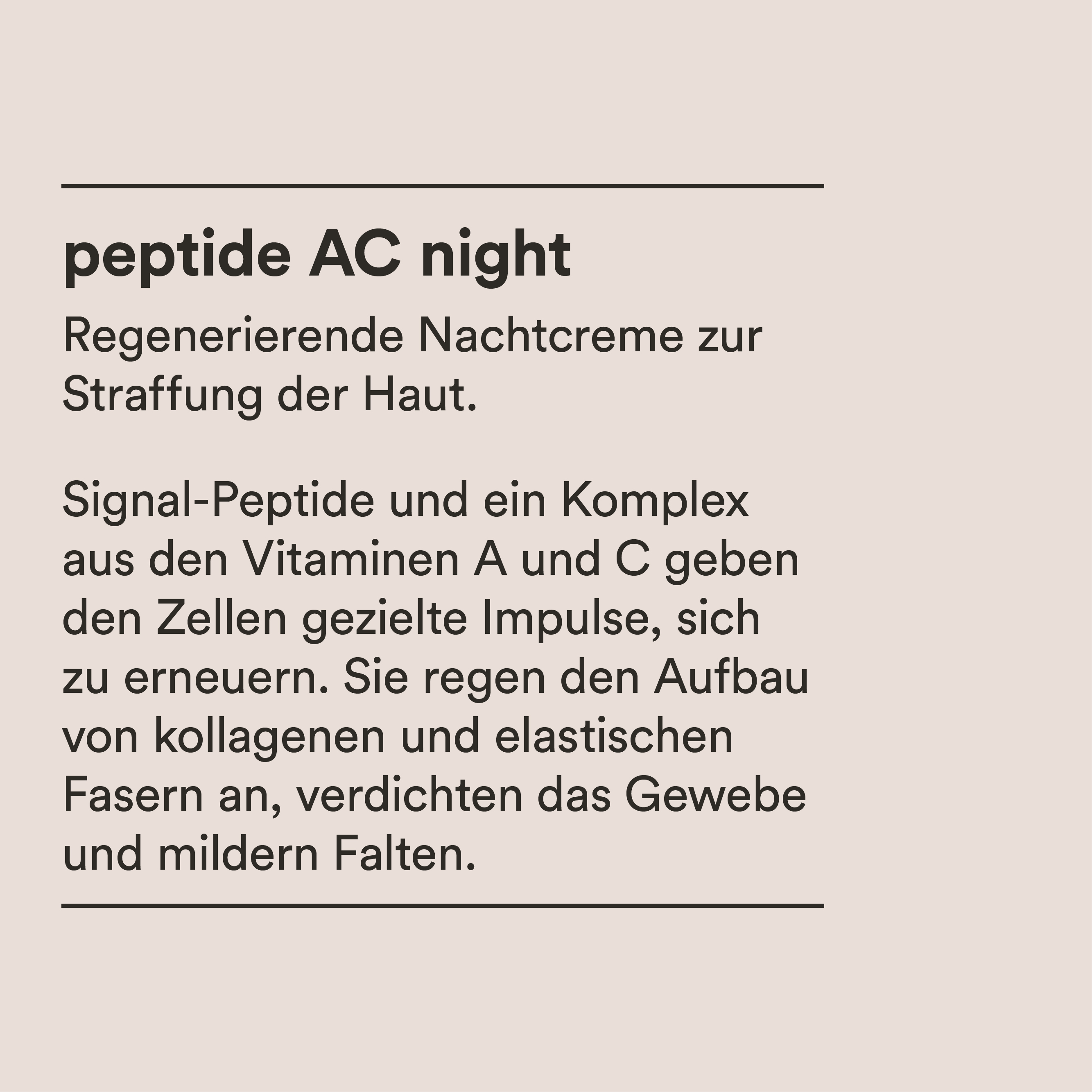 peptide AC night