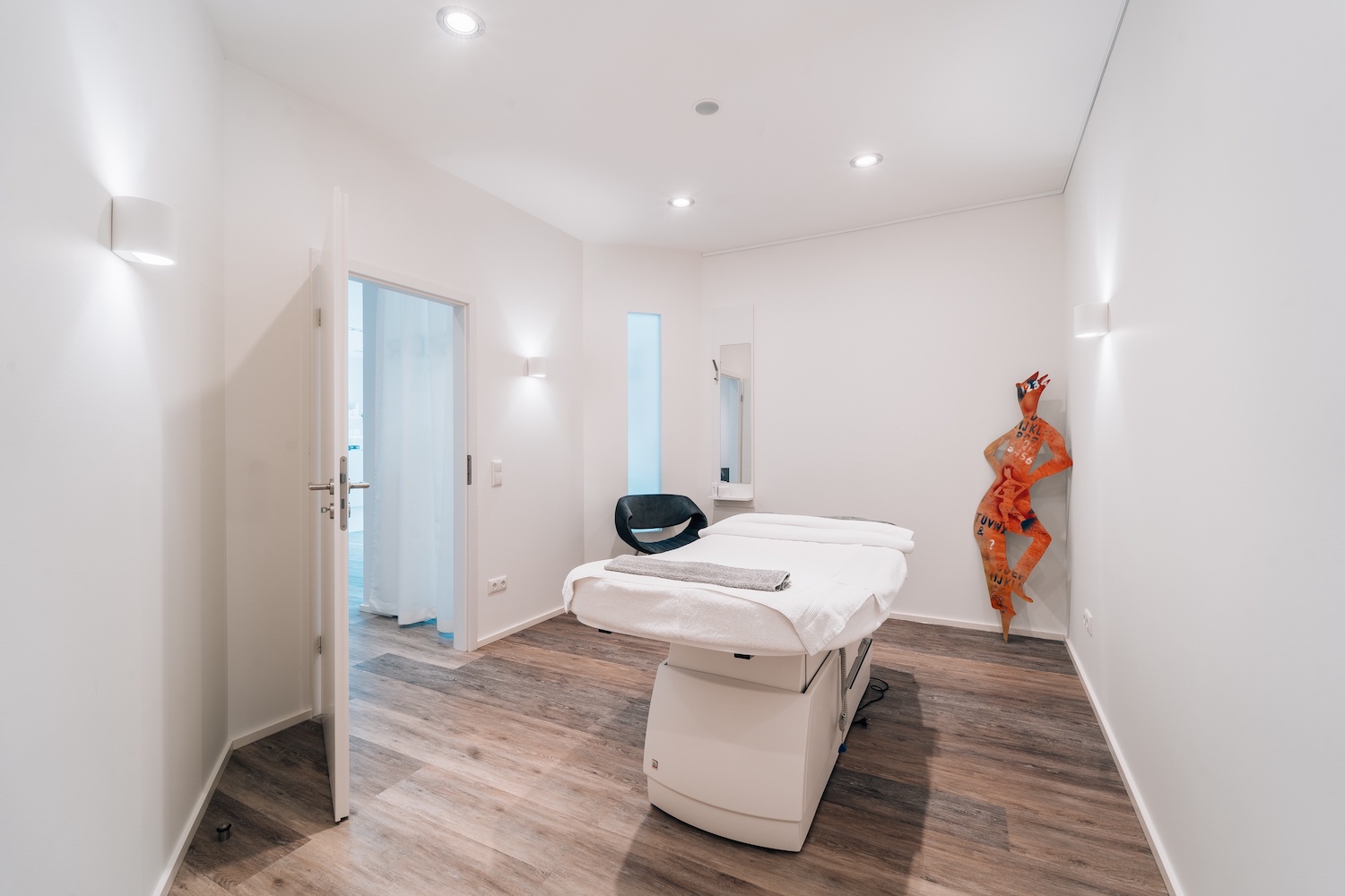 Behandlungszimmer im Beauty-Studio Köln